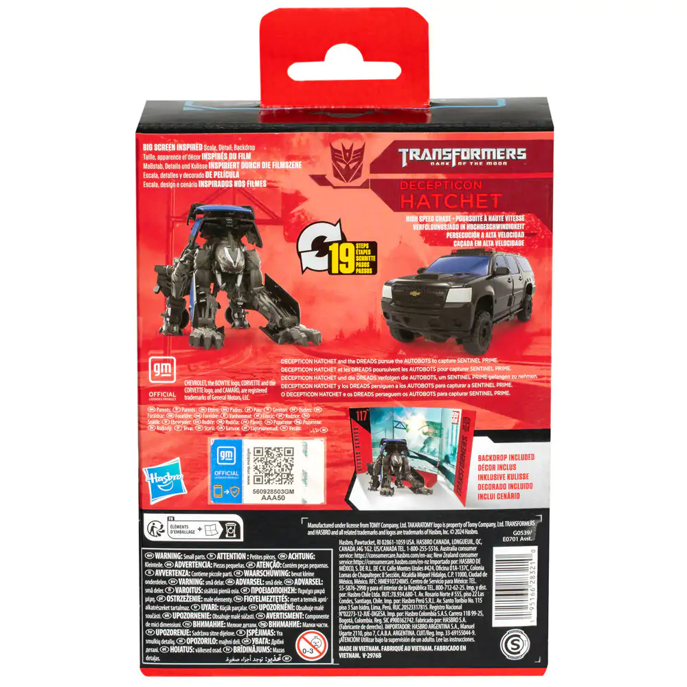 Transformers Dark of the Moon Studio Series figurină Decepticon Hatchet 11,5cm poza produsului