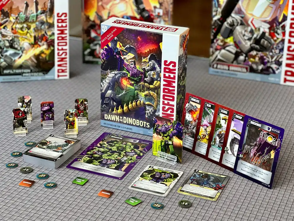 Transformers joc de cărți Deck-Building Dawn of the Dinobots Expansion *Versiunea în engleză* poza produsului
