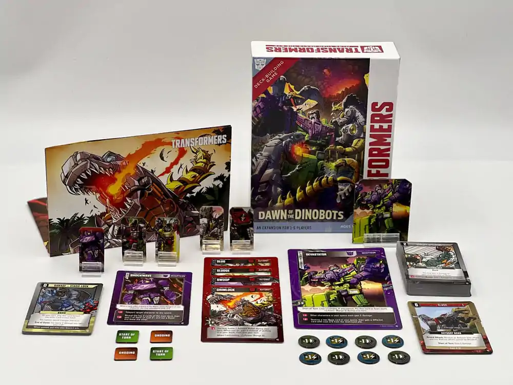Transformers joc de cărți Deck-Building Dawn of the Dinobots Expansion *Versiunea în engleză* poza produsului
