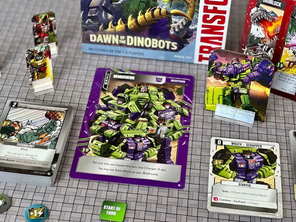 Transformers joc de cărți Deck-Building Dawn of the Dinobots Expansion *Versiunea în engleză* poza produsului