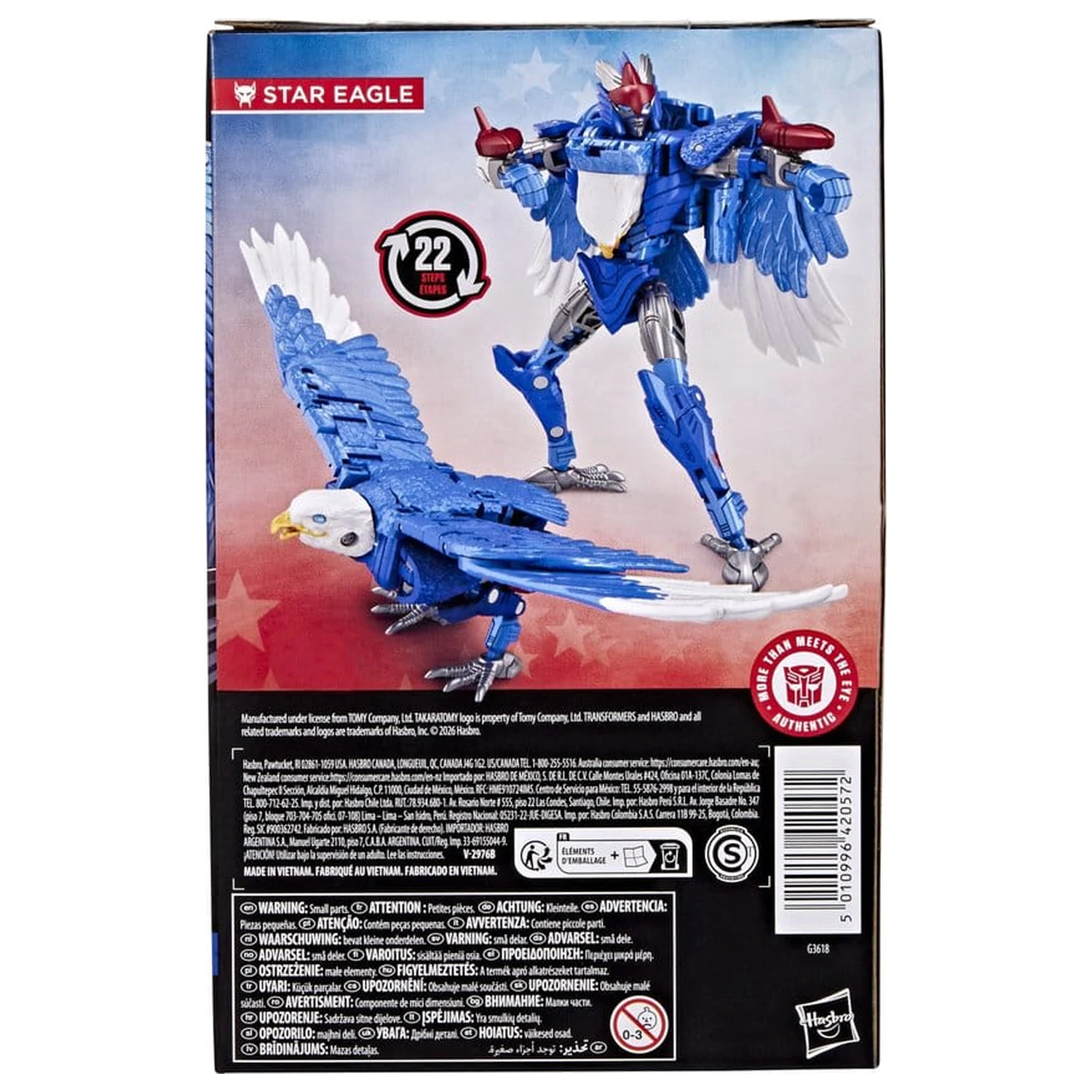 Transformers Figurina de actiune Clasa Deluxe Star Eagle 11 cm poza produsului