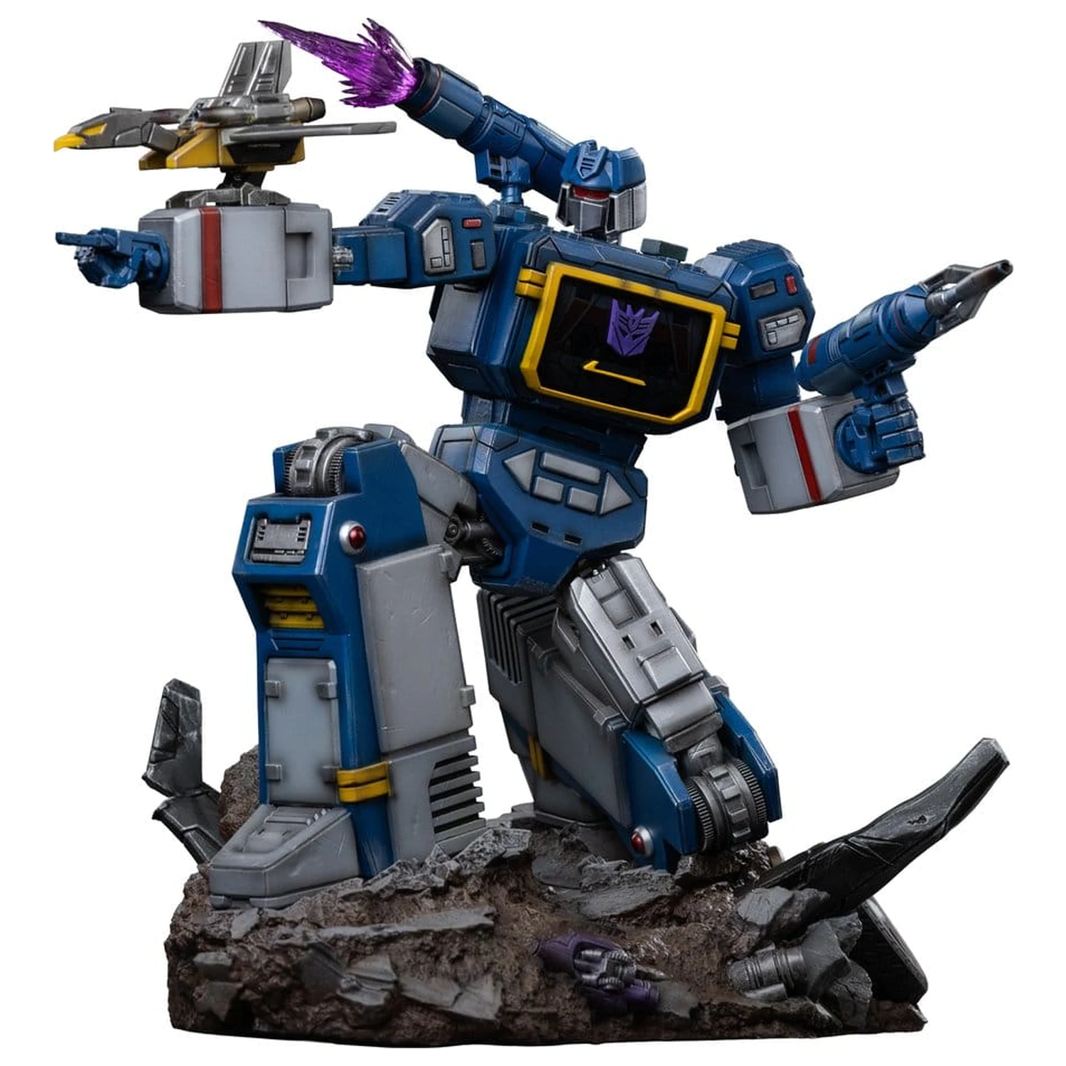 Transformers Statuie Demi Scale 1/20 Soundwave 29 cm poza produsului