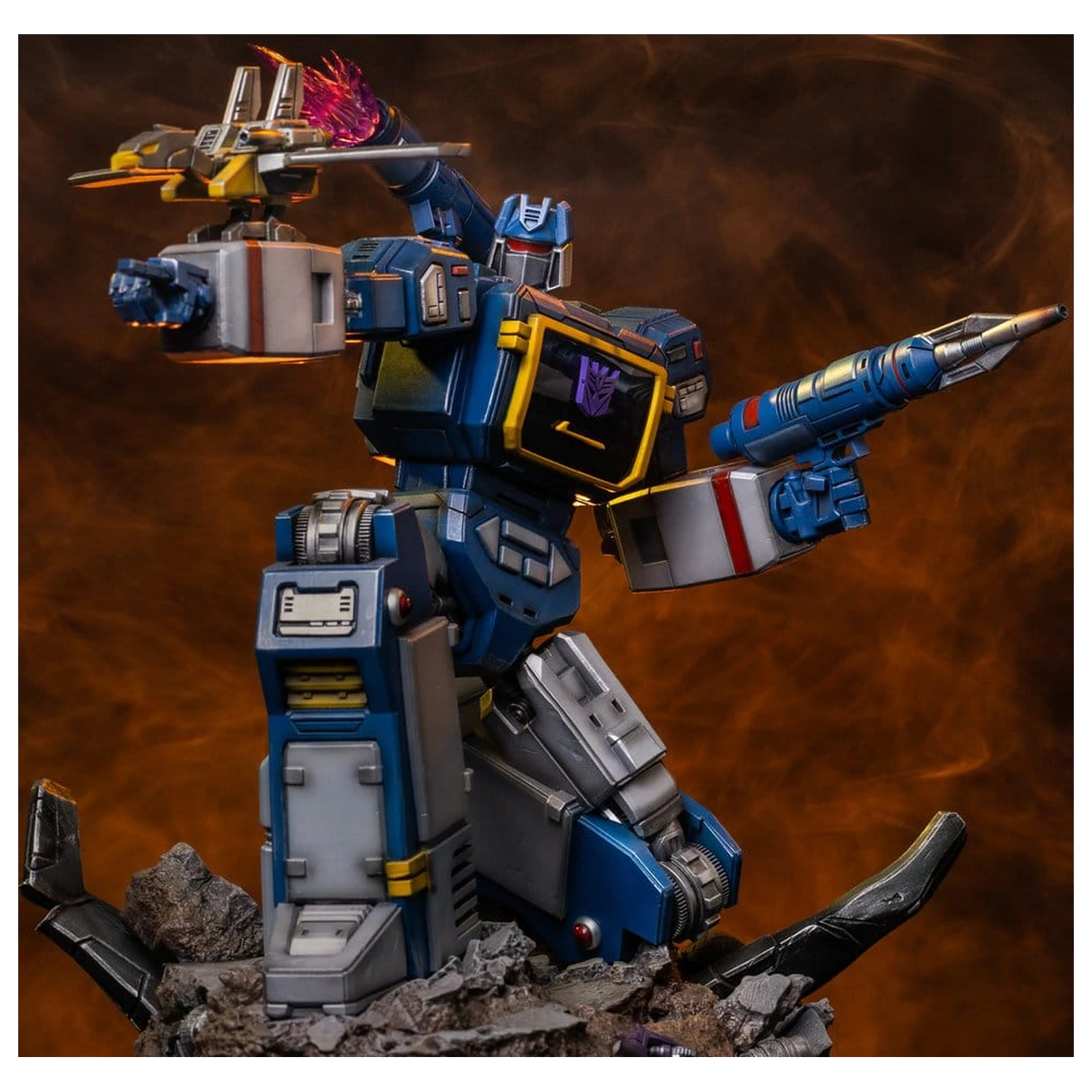 Transformers Statuie Demi Scale 1/20 Soundwave 29 cm poza produsului
