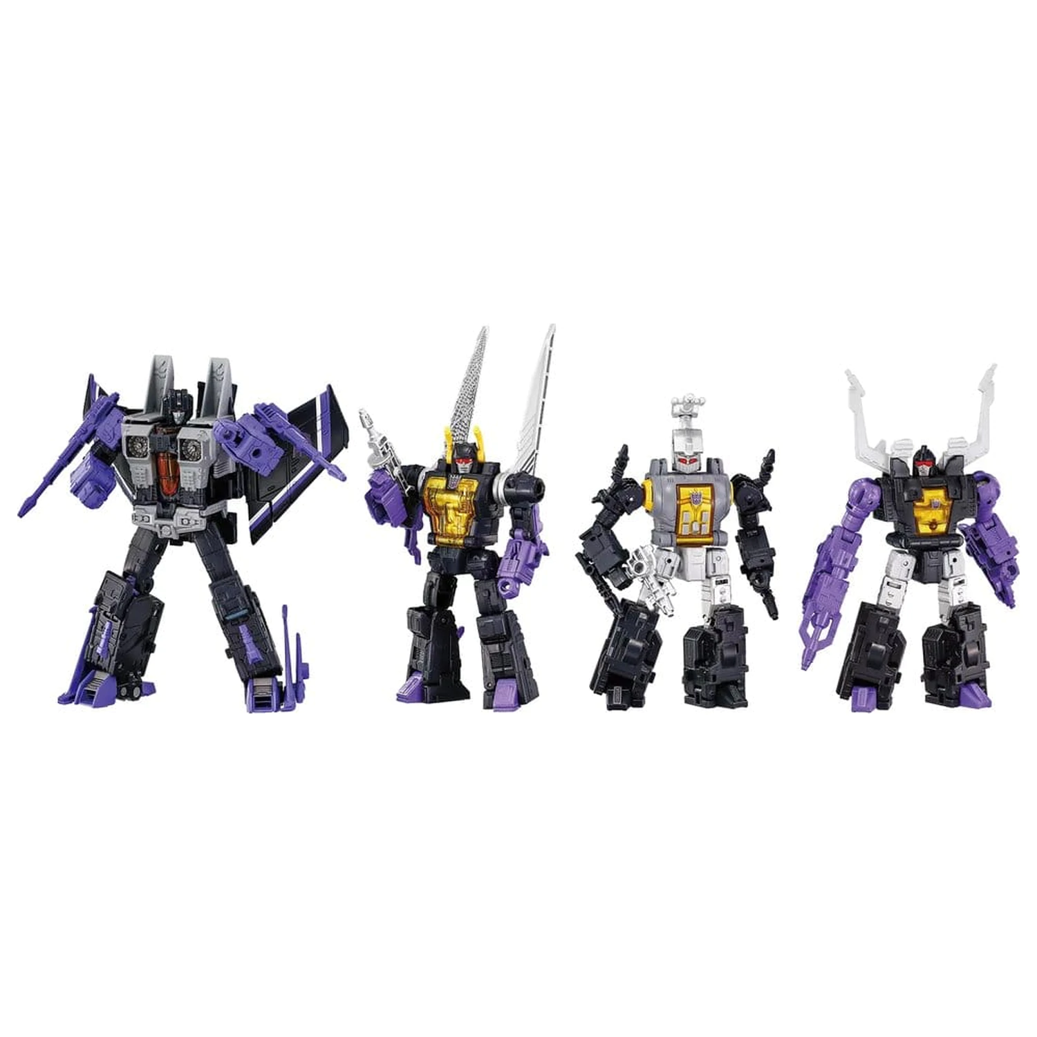 Transformers Dramatic Capture Series Figurina de actiune pachet de 4 bucati Decepticons Part 2 poza produsului