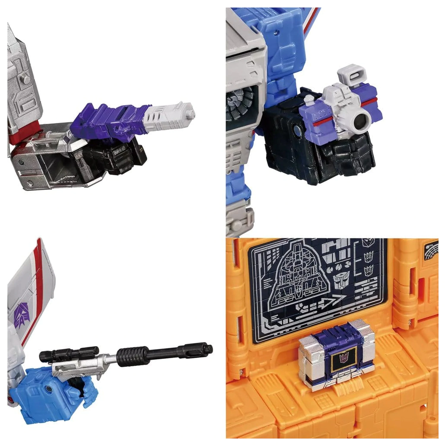 Transformers Dramatic Capture Series Figurina de actiune pachet de 4 bucati Decepticons Part 2 poza produsului