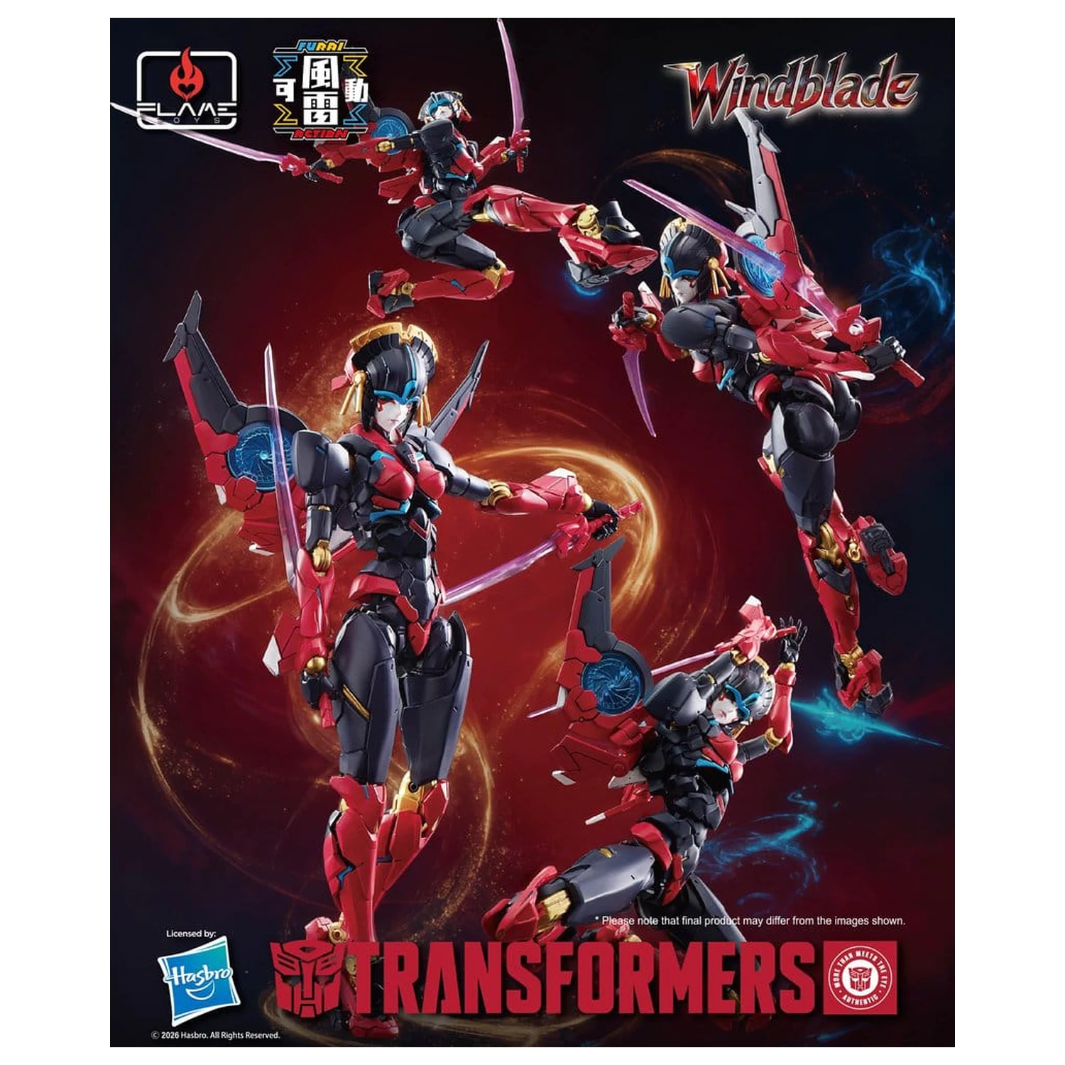 Transformers Furai Action figurina Windblade 16 cm poza produsului