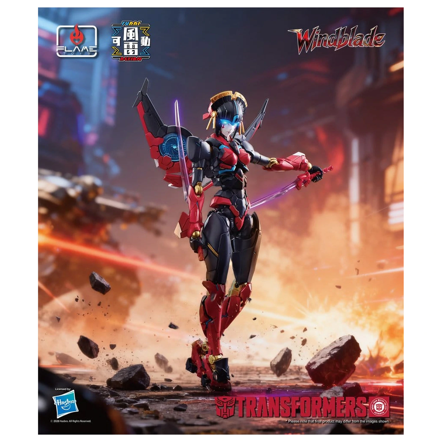 Transformers Furai Action figurina Windblade 16 cm poza produsului