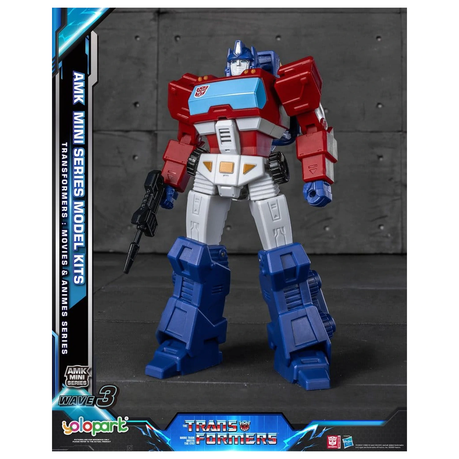 Transformers Generation One AMK Mini Series Kit Model din Plastic Val 3 Orion Pax IDW 11 cm poza produsului