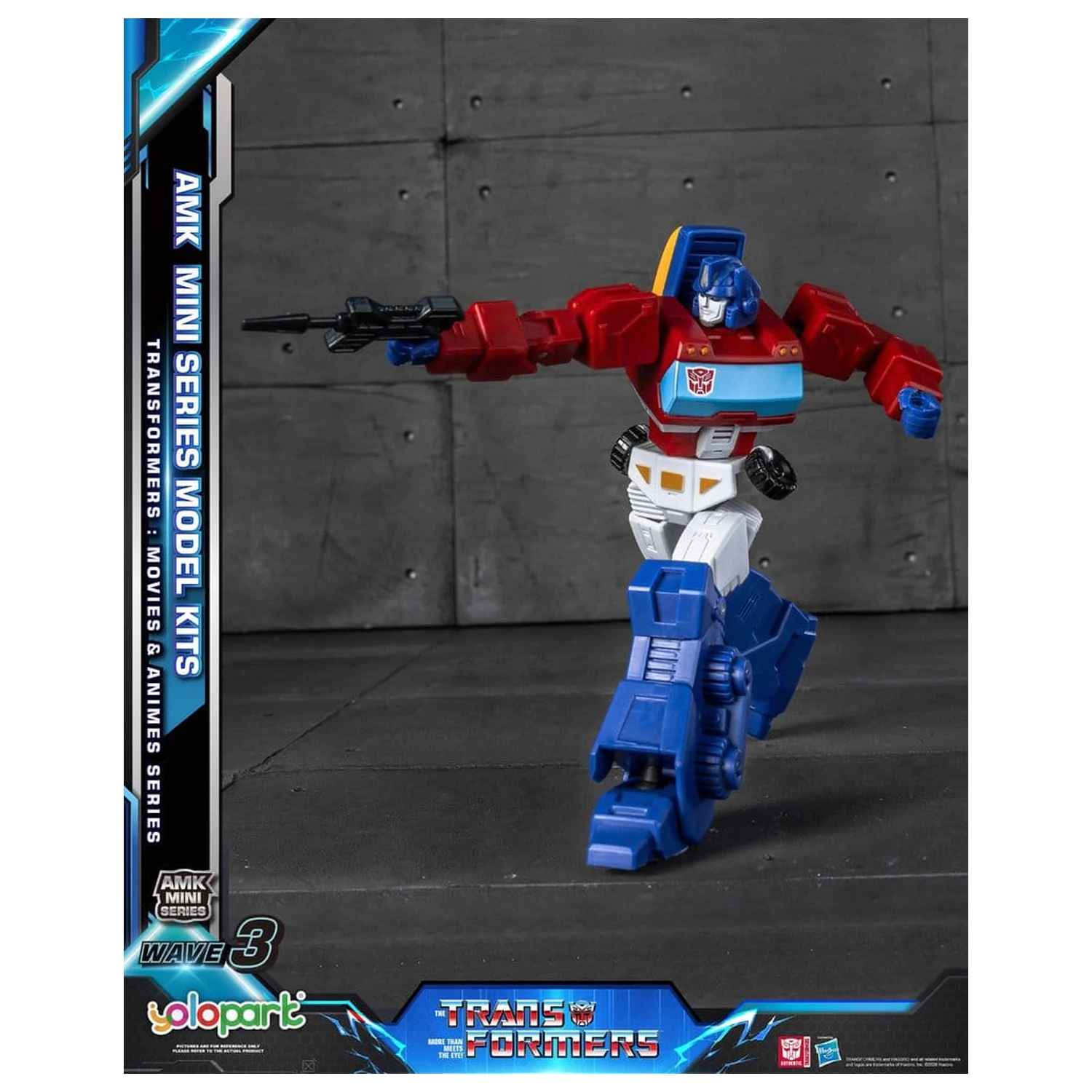 Transformers Generation One AMK Mini Series Kit Model din Plastic Val 3 Orion Pax IDW 11 cm poza produsului