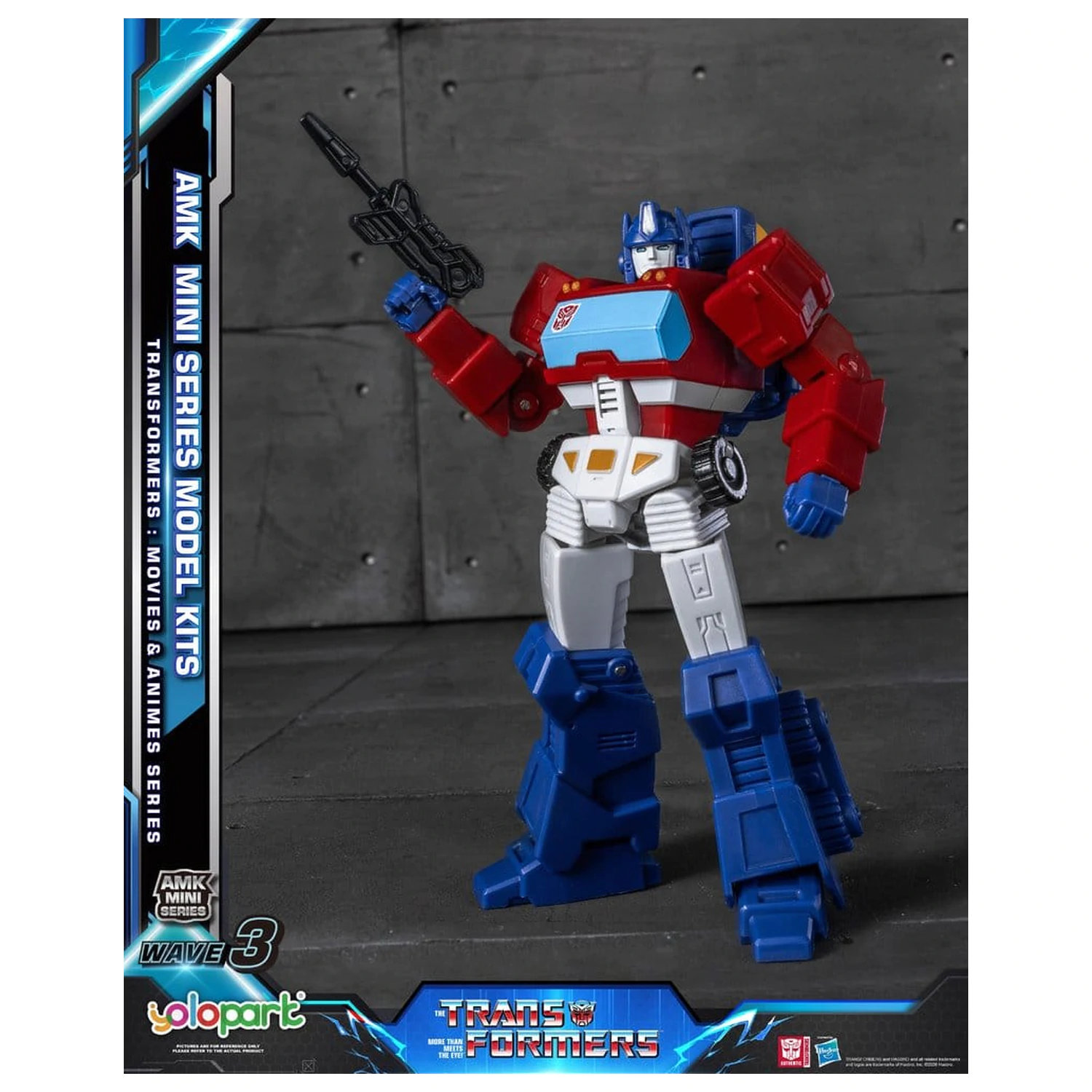 Transformers Generation One AMK Mini Series Kit Model din Plastic Val 3 Orion Pax IDW 11 cm poza produsului