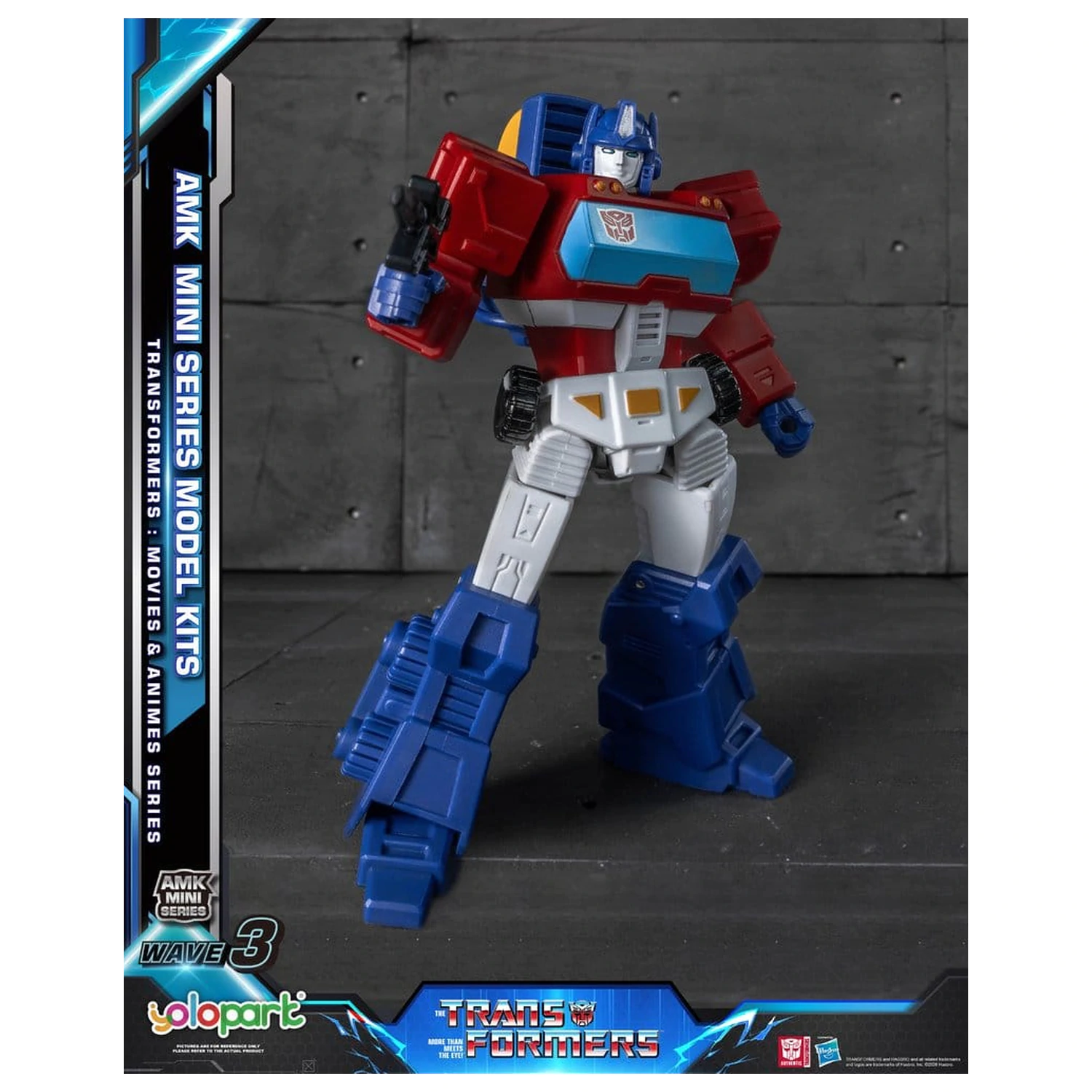 Transformers Generation One AMK Mini Series Kit Model din Plastic Val 3 Orion Pax IDW 11 cm poza produsului