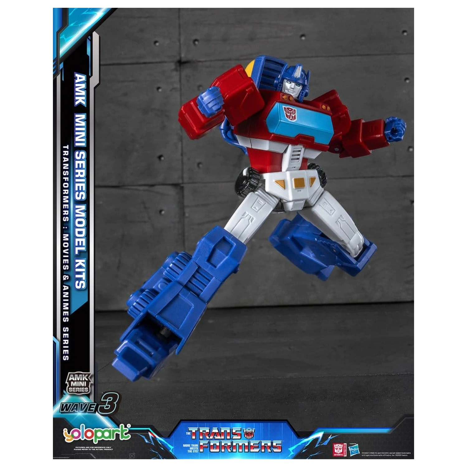 Transformers Generation One AMK Mini Series Kit Model din Plastic Val 3 Orion Pax IDW 11 cm poza produsului