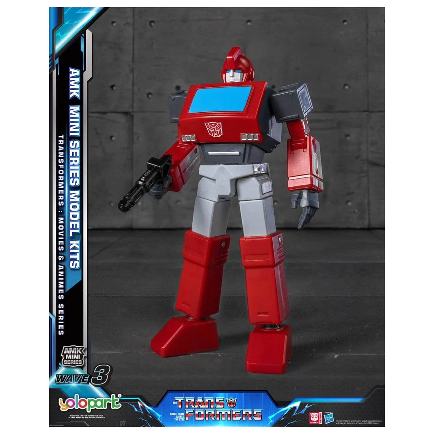 Transformers Generation One AMK Mini Series Kit Model din Plastic Wave 3 Ironhide G1 11 cm poza produsului