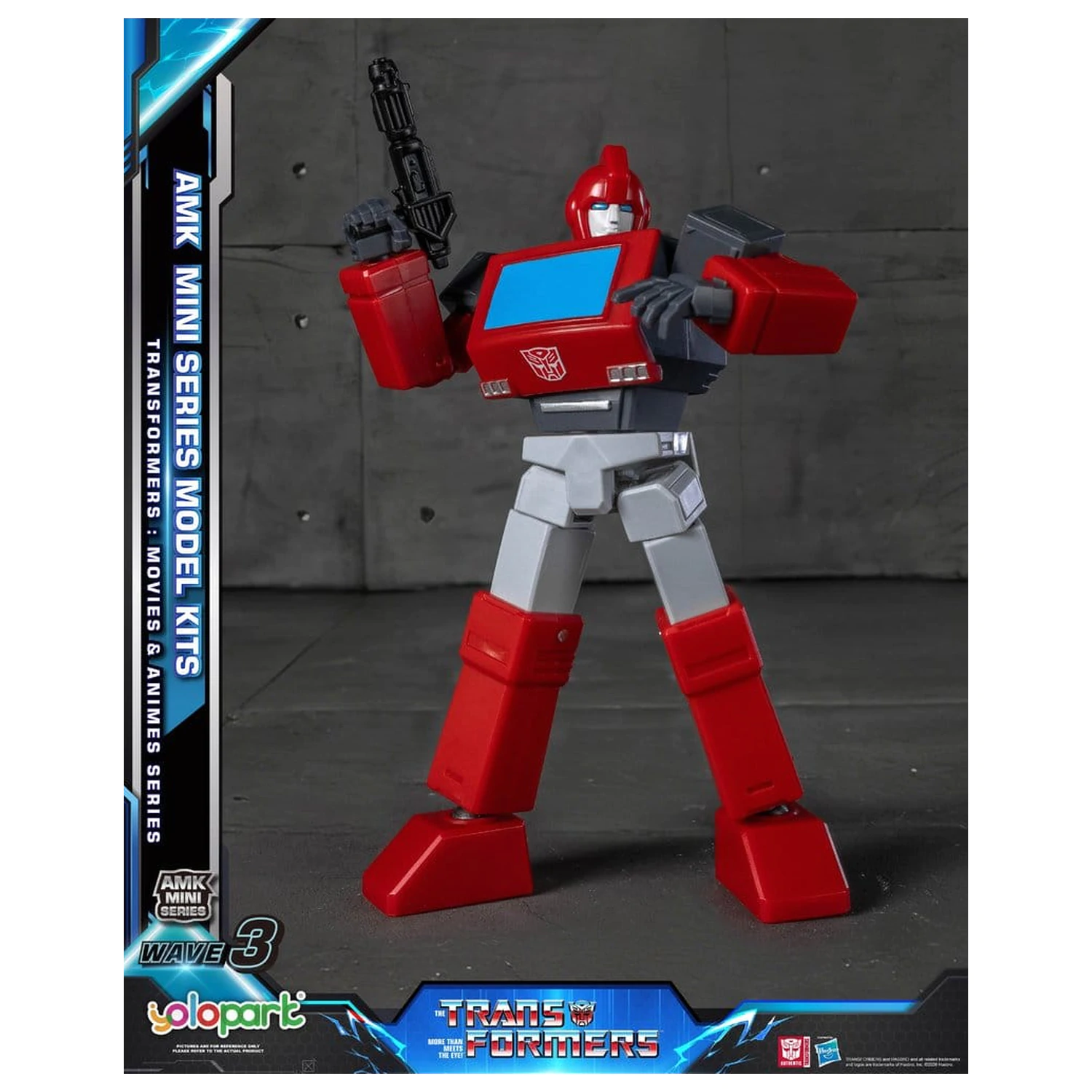 Transformers Generation One AMK Mini Series Kit Model din Plastic Wave 3 Ironhide G1 11 cm poza produsului