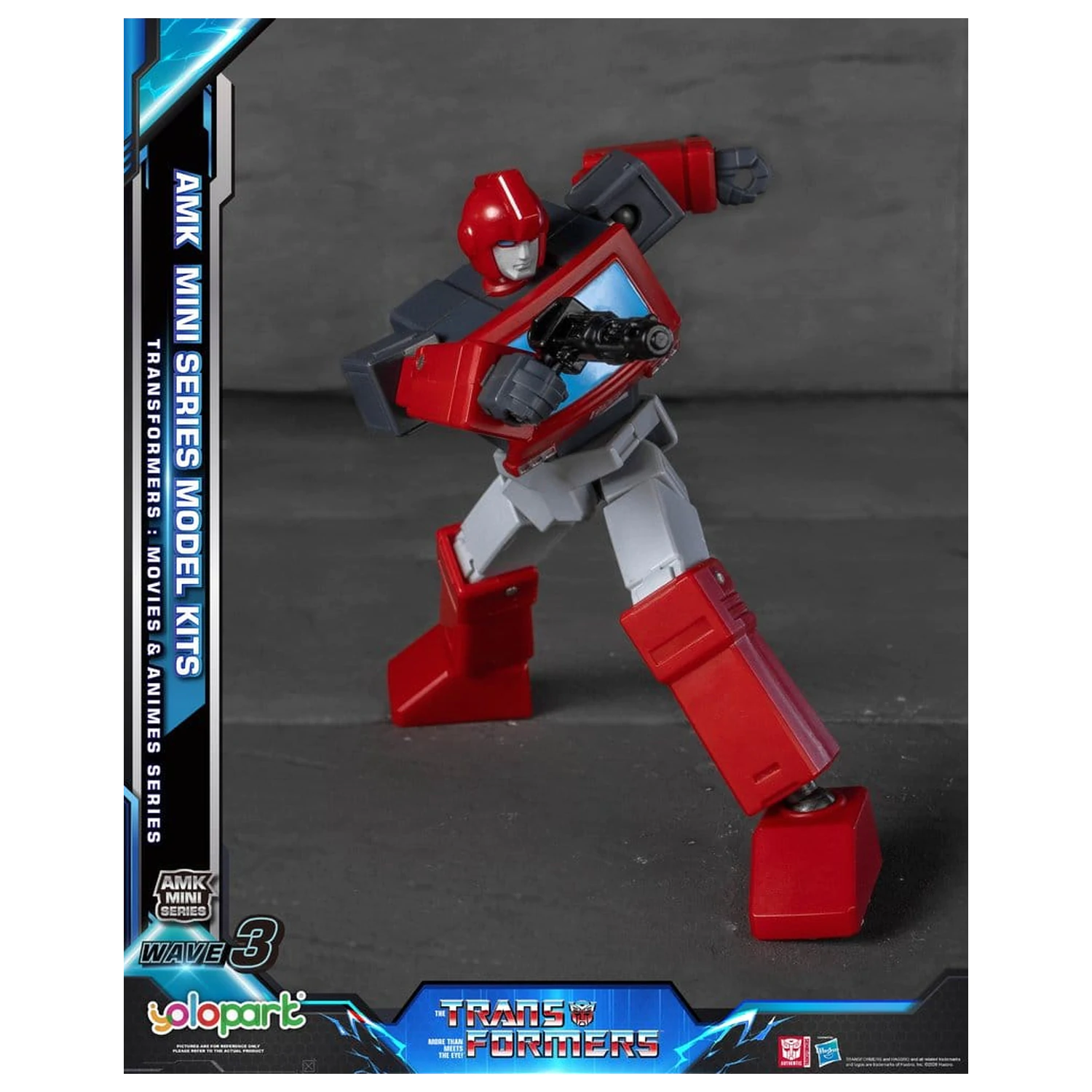Transformers Generation One AMK Mini Series Kit Model din Plastic Wave 3 Ironhide G1 11 cm poza produsului