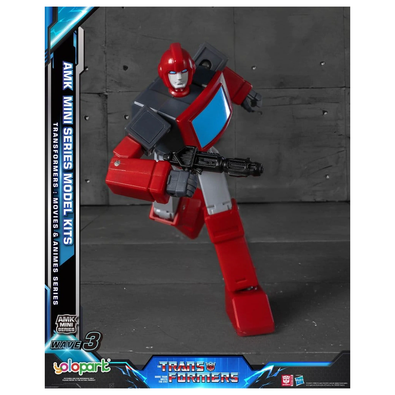 Transformers Generation One AMK Mini Series Kit Model din Plastic Wave 3 Ironhide G1 11 cm poza produsului