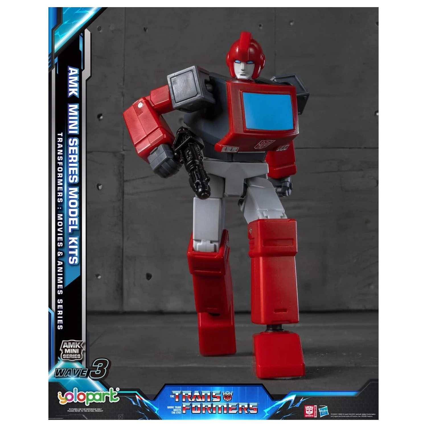 Transformers Generation One AMK Mini Series Kit Model din Plastic Wave 3 Ironhide G1 11 cm poza produsului