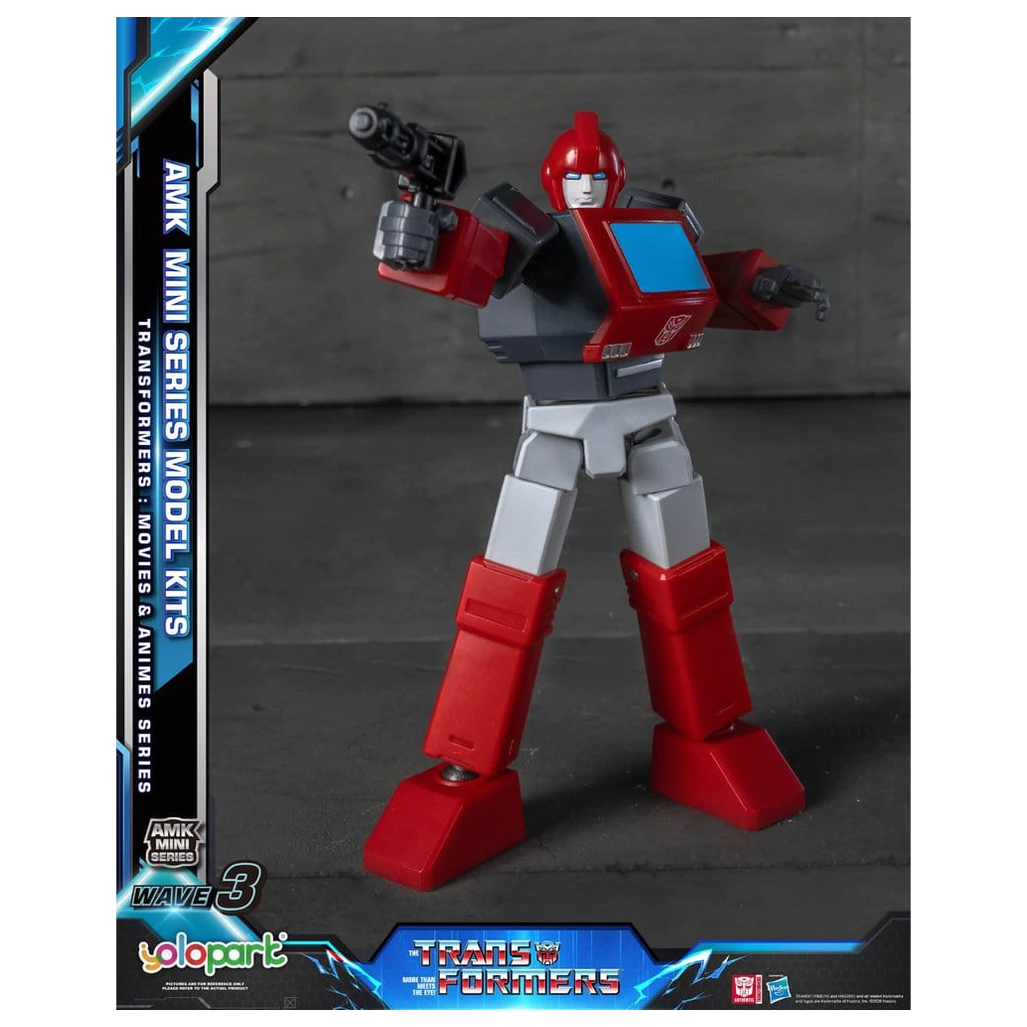 Transformers Generation One AMK Mini Series Kit Model din Plastic Wave 3 Ironhide G1 11 cm poza produsului