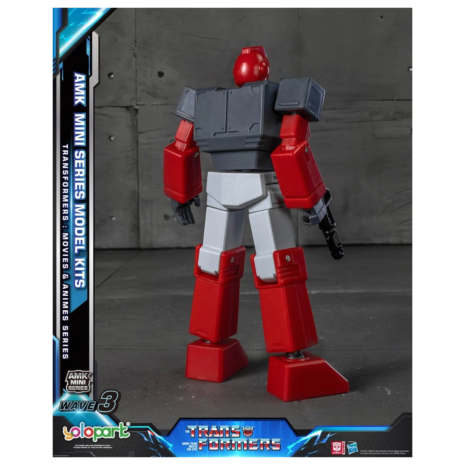 Transformers Generation One AMK Mini Series Kit Model din Plastic Wave 3 Ironhide G1 11 cm poza produsului