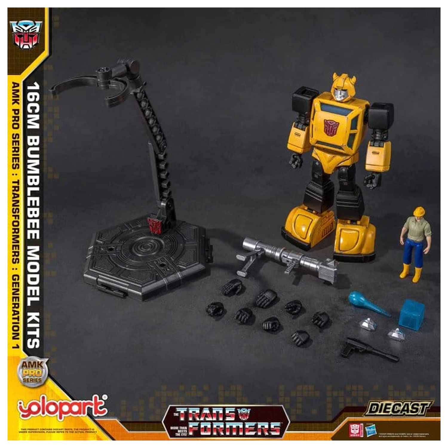 Transformers: Generation One AMK PRO Series kit model din plastic Bumblebee 16 cm poza produsului