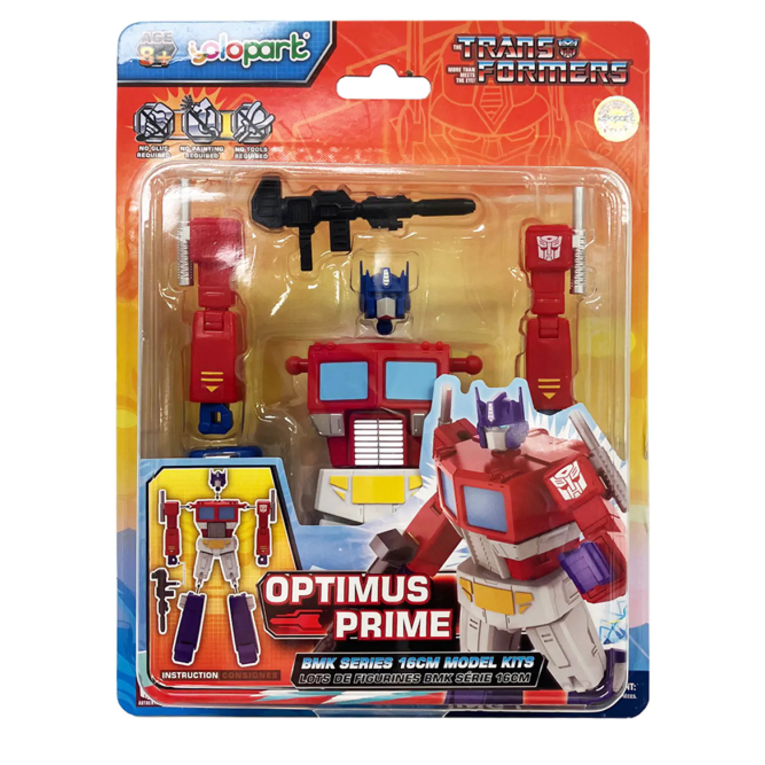 Transformers Generația Unu BMK Series Model Kit Optimus Prime 16 cm poza produsului