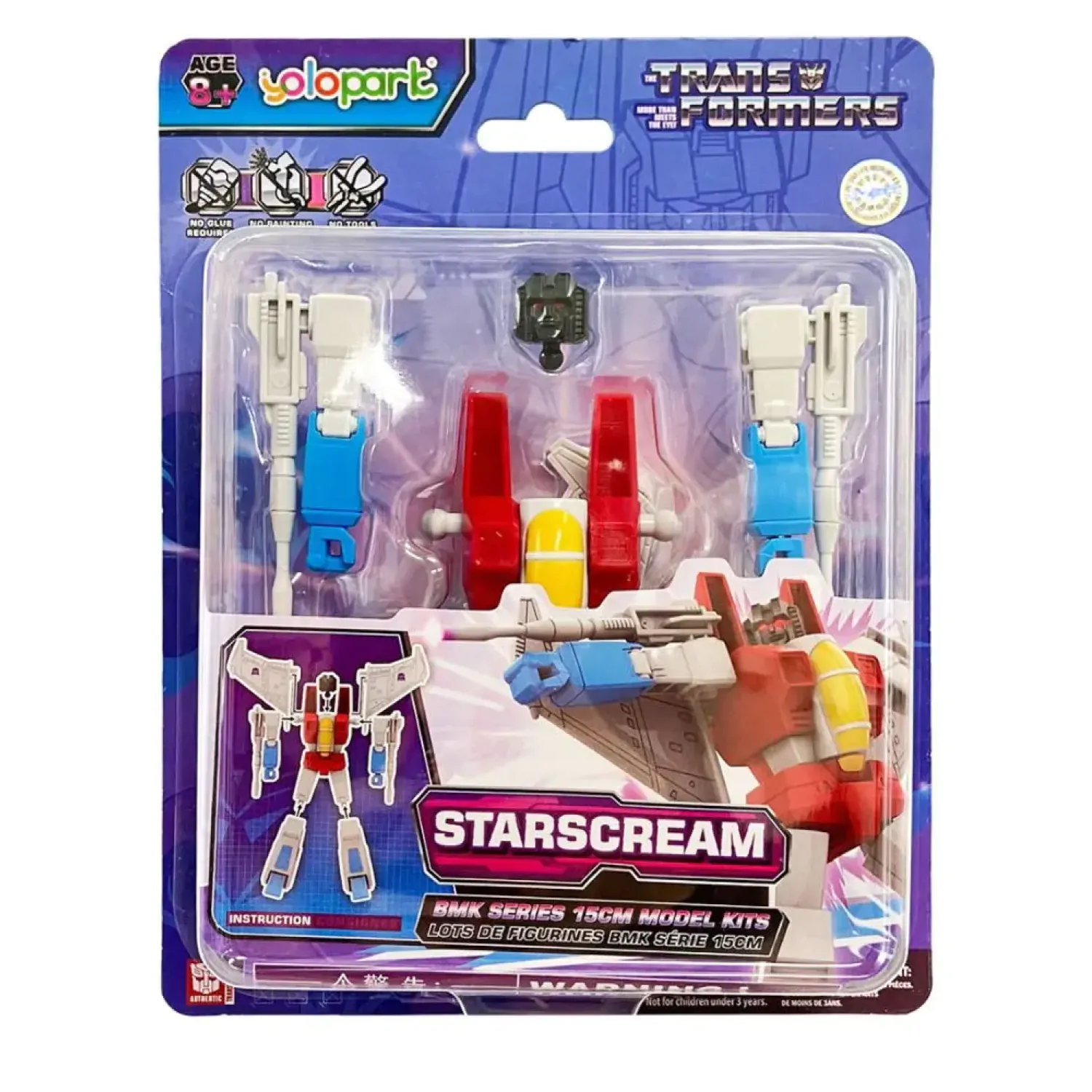 Transformers Generation One BMK Series Model Kit Starscream 16 cm poza produsului