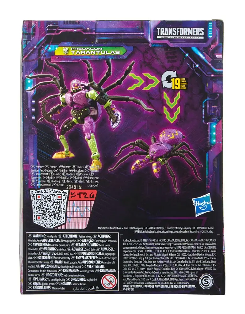 Transformers Generations Legacy Deluxe Class Figurina de actiune 2022 Predacon Tarantulas 14 cm poza produsului