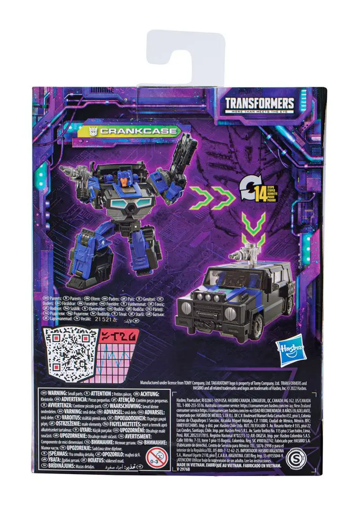 Transformers Generations Legacy Deluxe Class Figurina de actiune Crankcase 14 cm poza produsului