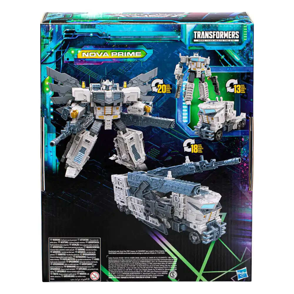 Transformers Generations Legacy Evolution Leader Class Figurina de actiune Nova Prime 18 cm poza produsului