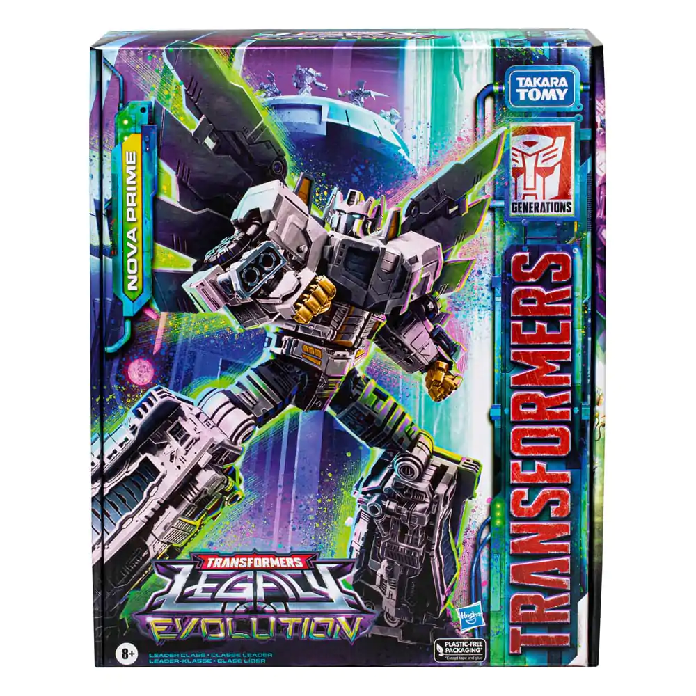 Transformers Generations Legacy Evolution Leader Class Figurina de actiune Nova Prime 18 cm poza produsului