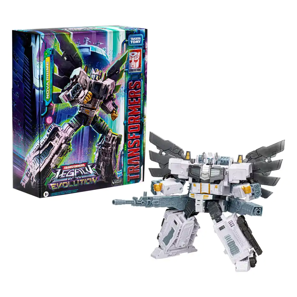 Transformers Generations Legacy Evolution Leader Class Figurina de actiune Nova Prime 18 cm poza produsului