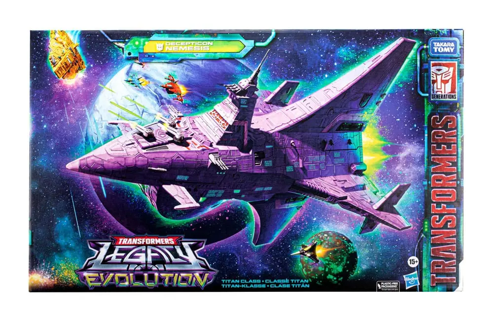 Transformers Generations Legacy Evolution Titan Class Figurina de actiune Decepticon Nemesis 60 cm poza produsului