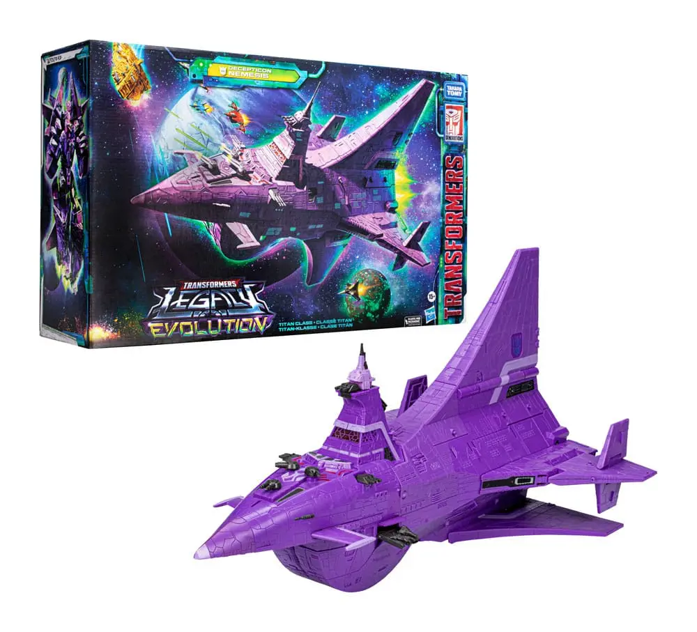 Transformers Generations Legacy Evolution Titan Class Figurina de actiune Decepticon Nemesis 60 cm poza produsului