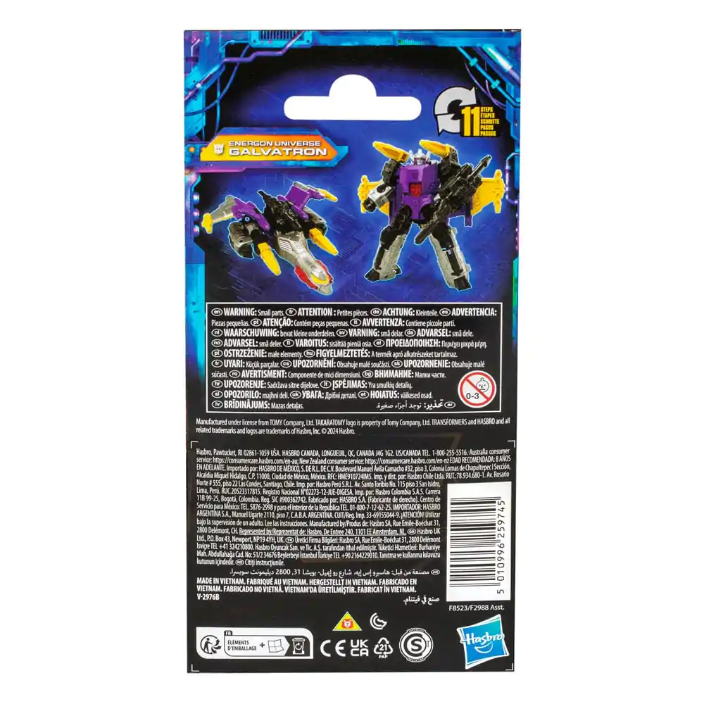 Figurină de acțiune Transformers Generations Legacy United Core Class Universul Energon Galvatron 9 cm poza produsului