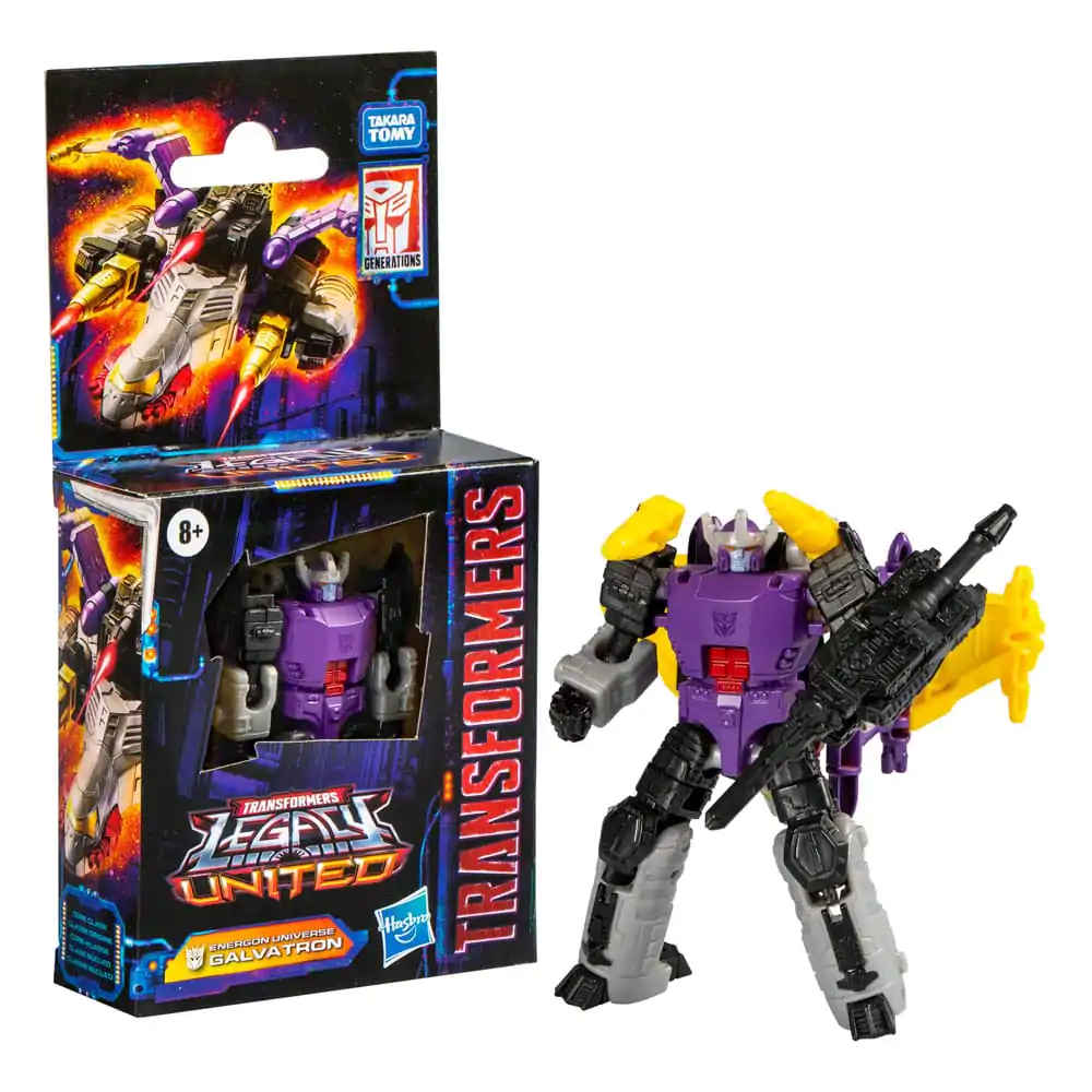 Figurină de acțiune Transformers Generations Legacy United Core Class Universul Energon Galvatron 9 cm poza produsului