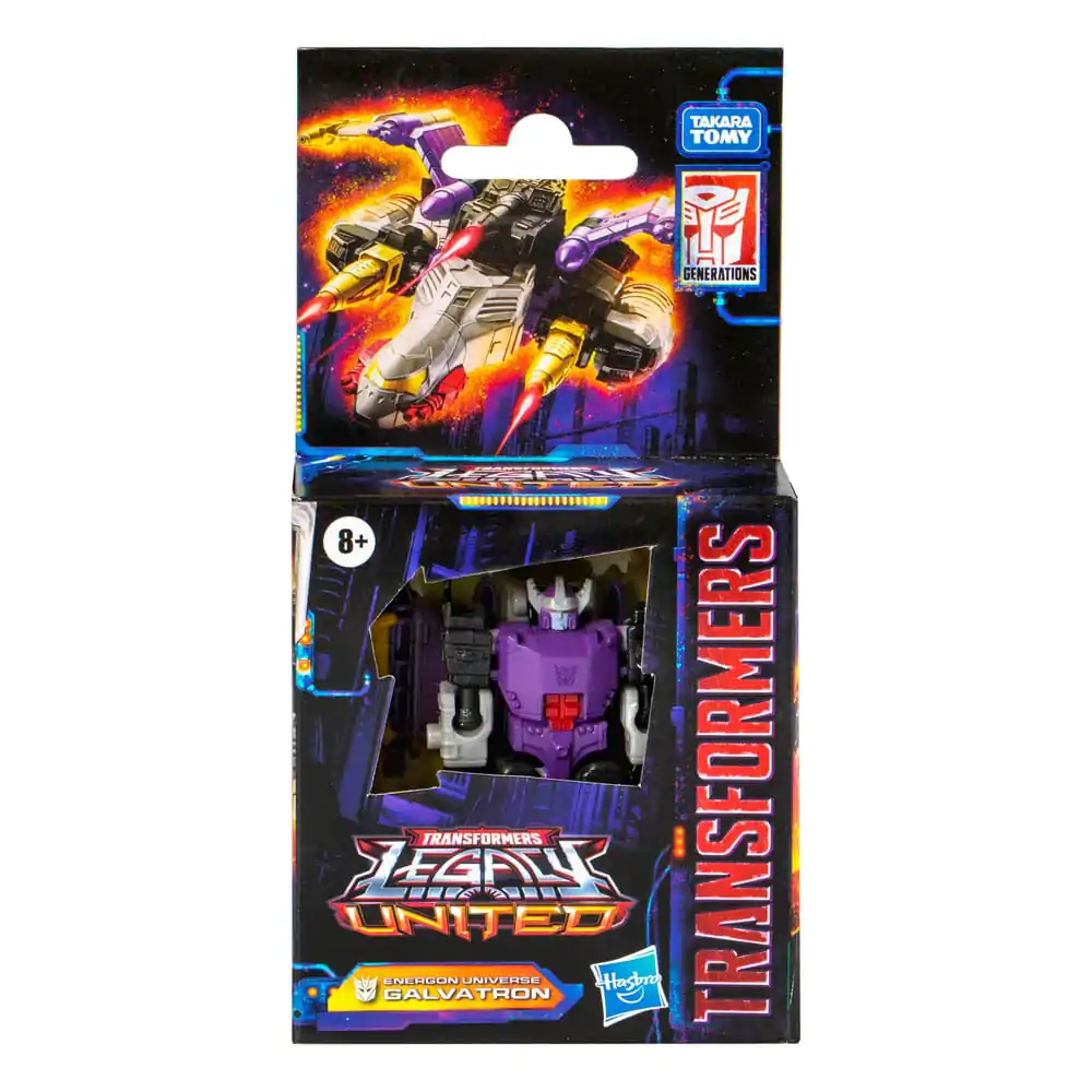 Figurină de acțiune Transformers Generations Legacy United Core Class Universul Energon Galvatron 9 cm poza produsului