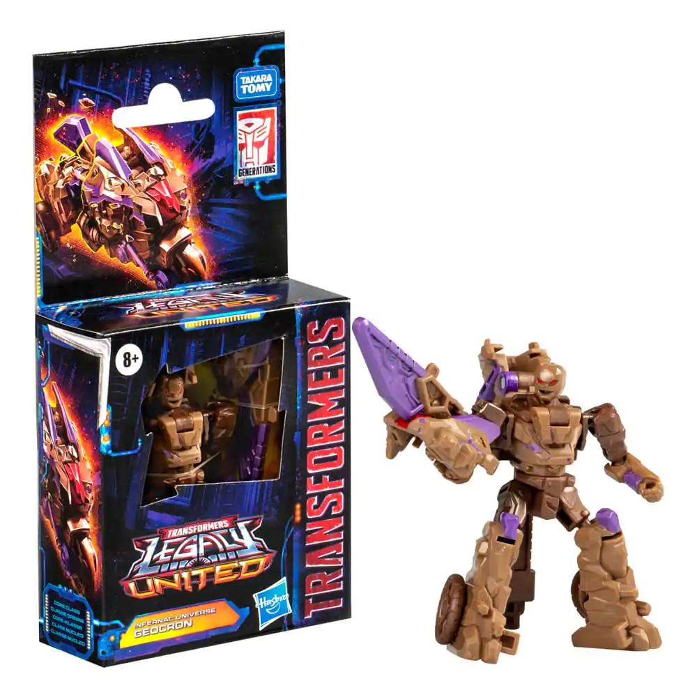 Transformers Generations Legacy United Core Class Figurina de acțiune Infernac Universe Geocron 9 cm poza produsului