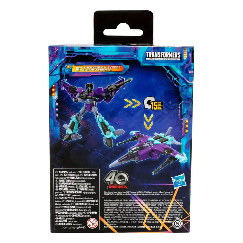 Figurină de acțiune Clasa Deluxe Transformers Generations Legacy United Cyberverse Universe Slipstream 14 cm poza produsului