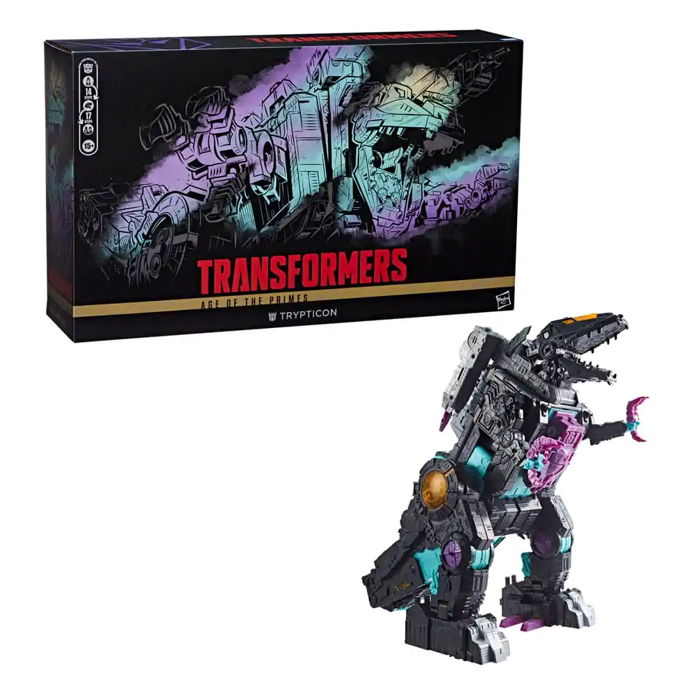 Figurină de acțiune Transformers Generations Selects Age of the Primes G1 Trypticon 45 cm poza produsului