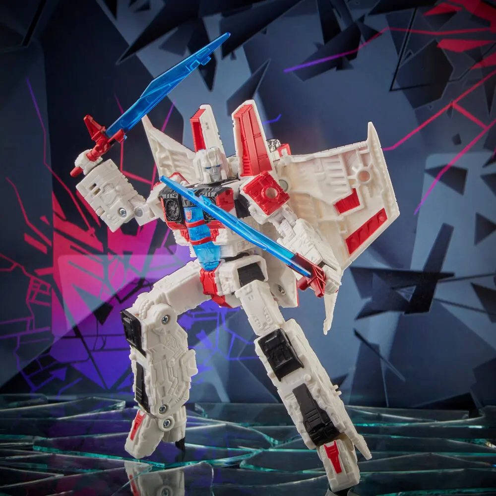Transformers: Shattered Glass Voyager Class figurina de actiune 2021 Starscream 18 cm poza produsului