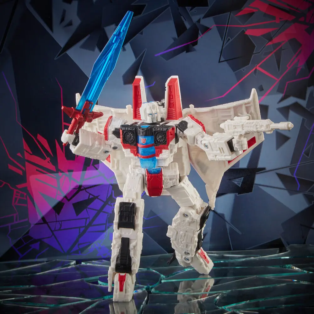 Transformers: Shattered Glass Voyager Class figurina de actiune 2021 Starscream 18 cm poza produsului