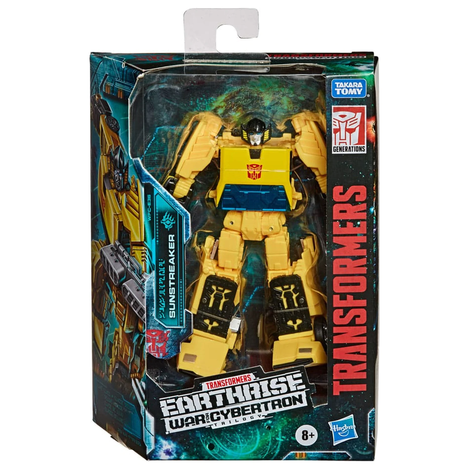 Transformers Generations War for Cybertron: Earthrise Deluxe Class figurina de actiune Sunstreaker 14 cm poza produsului