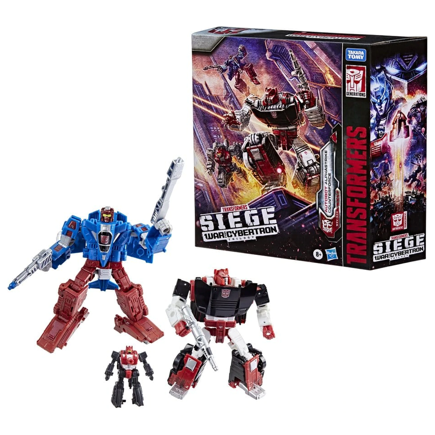 Transformers Generations War for Cybertron: Siege Figurina de Actiune 3-pack Autobot Alphastrike Counterforce poza produsului