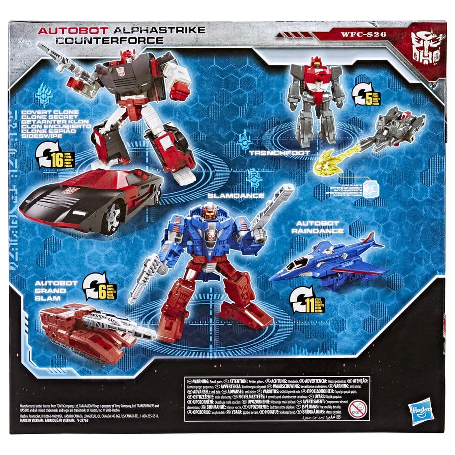 Transformers Generations War for Cybertron: Siege Figurina de Actiune 3-pack Autobot Alphastrike Counterforce poza produsului