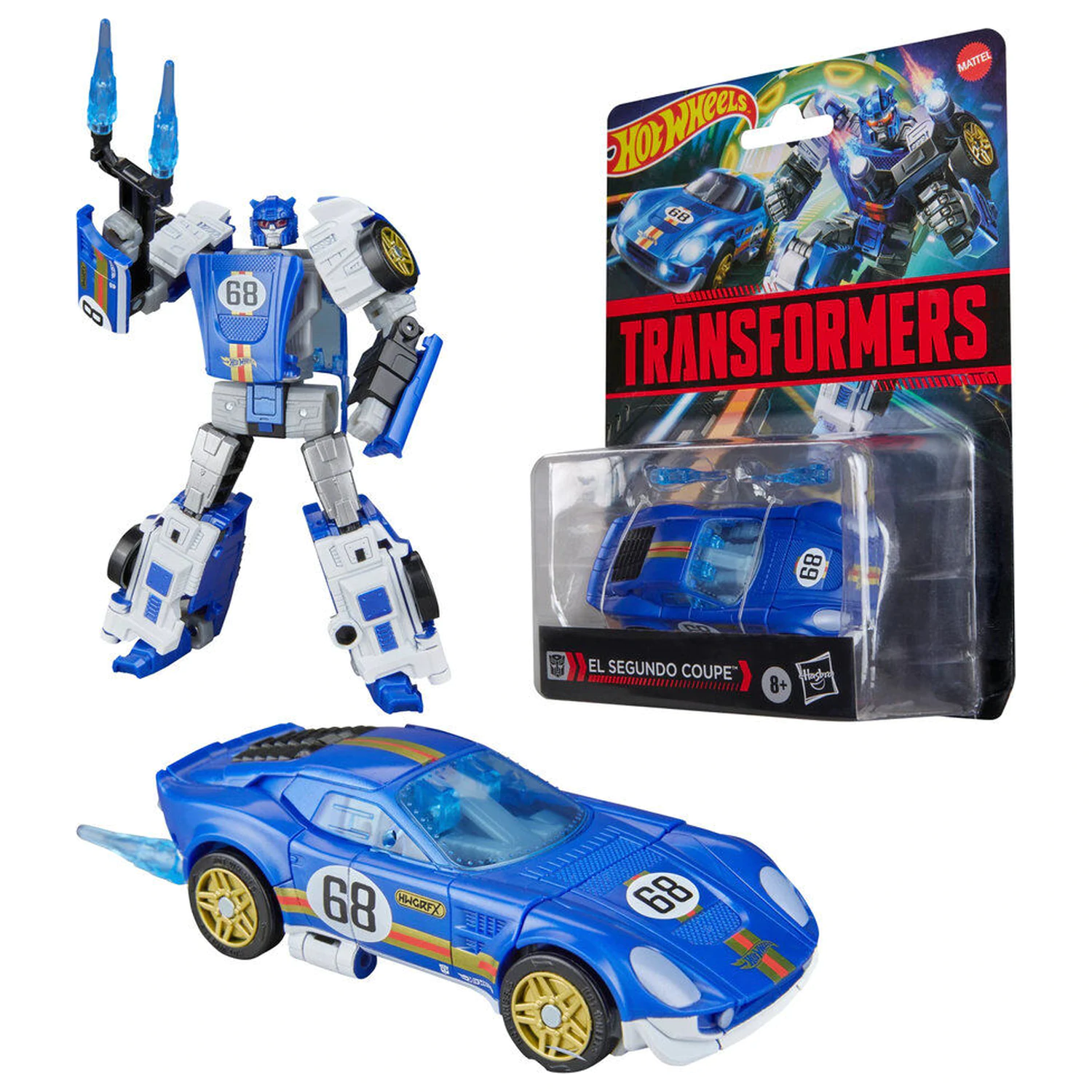 Transformers Hot Wheels El Segundo Coupe figurina 12.5cm poza produsului