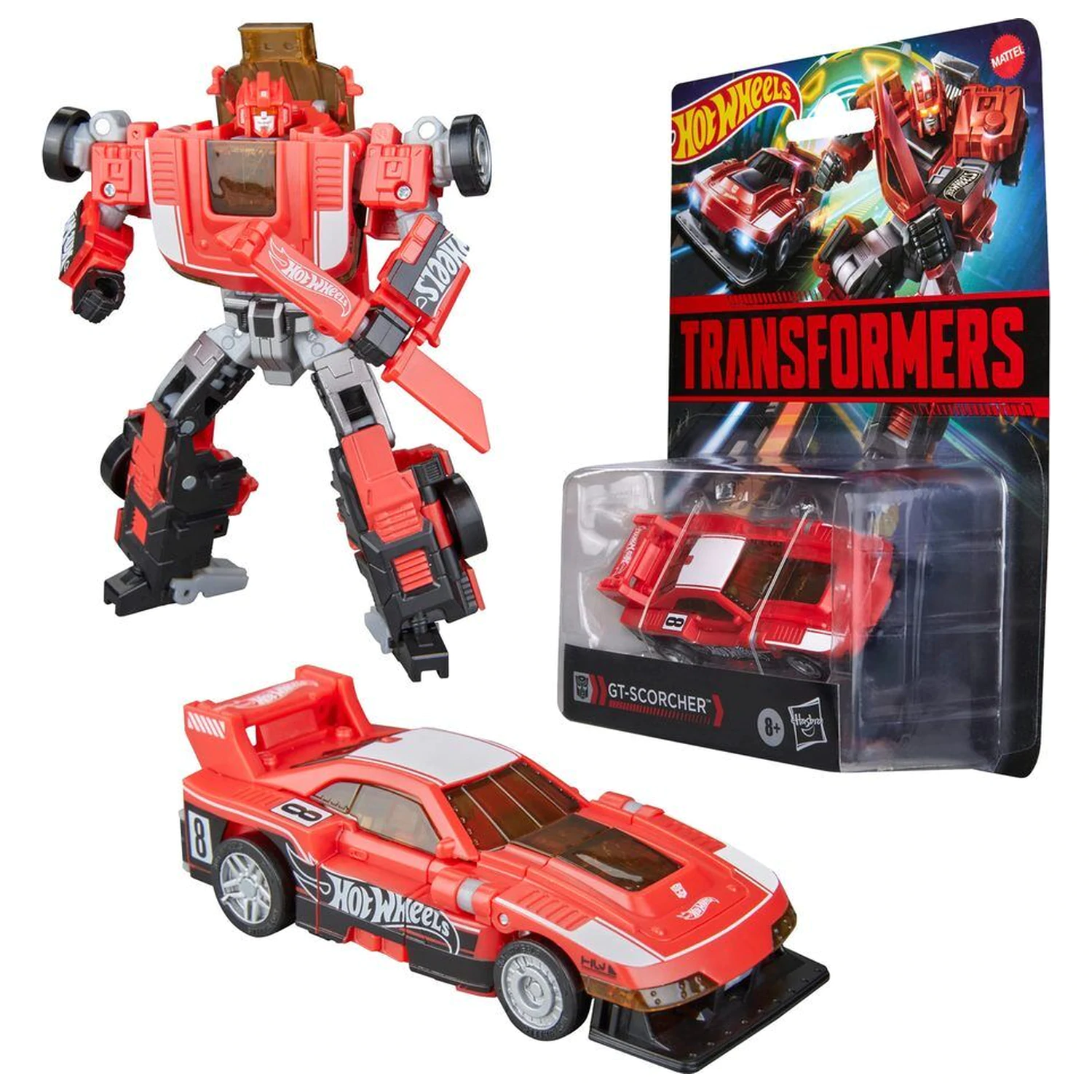 Transformers Hot Wheels Gt Scorcher figurina 12.5cm poza produsului