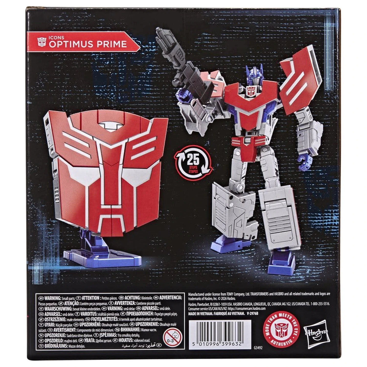 Transformers Icons Voyager Class Figurina de actiune Optimus Prime 17 cm poza produsului