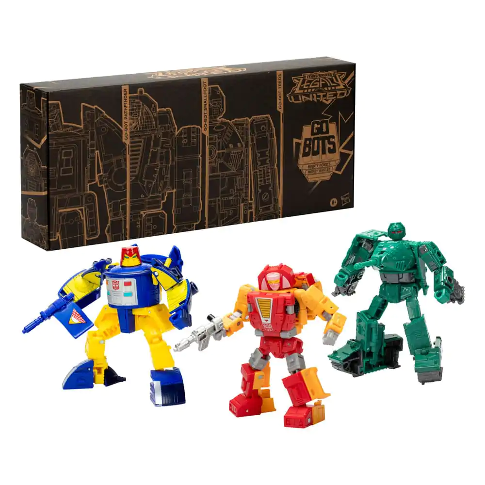 Transformers Legacy United Figurina de acțiune Clasa Deluxe Set 3 Go-Bot Guardians 14 cm poza produsului