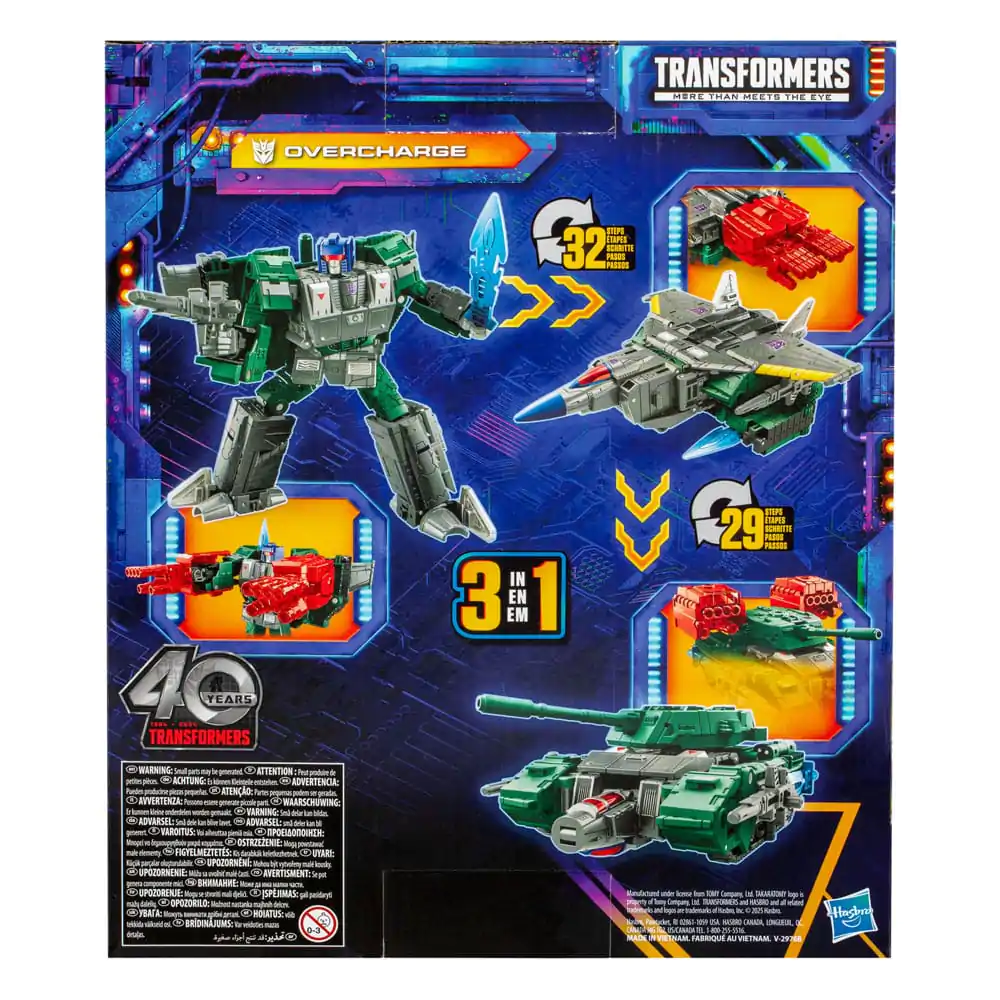 Figurină de Acțiune Transformers Generations Legacy United Leader Class Overcharge 19 cm poza produsului