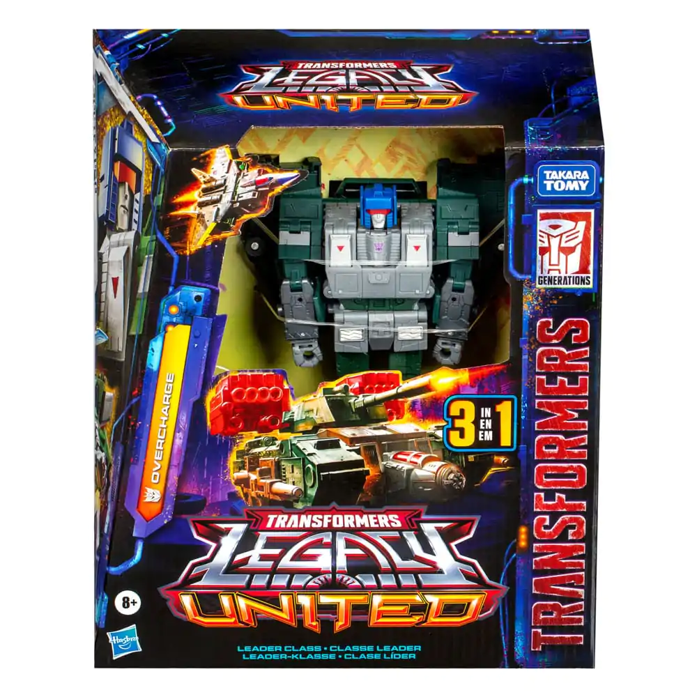 Figurină de Acțiune Transformers Generations Legacy United Leader Class Overcharge 19 cm poza produsului